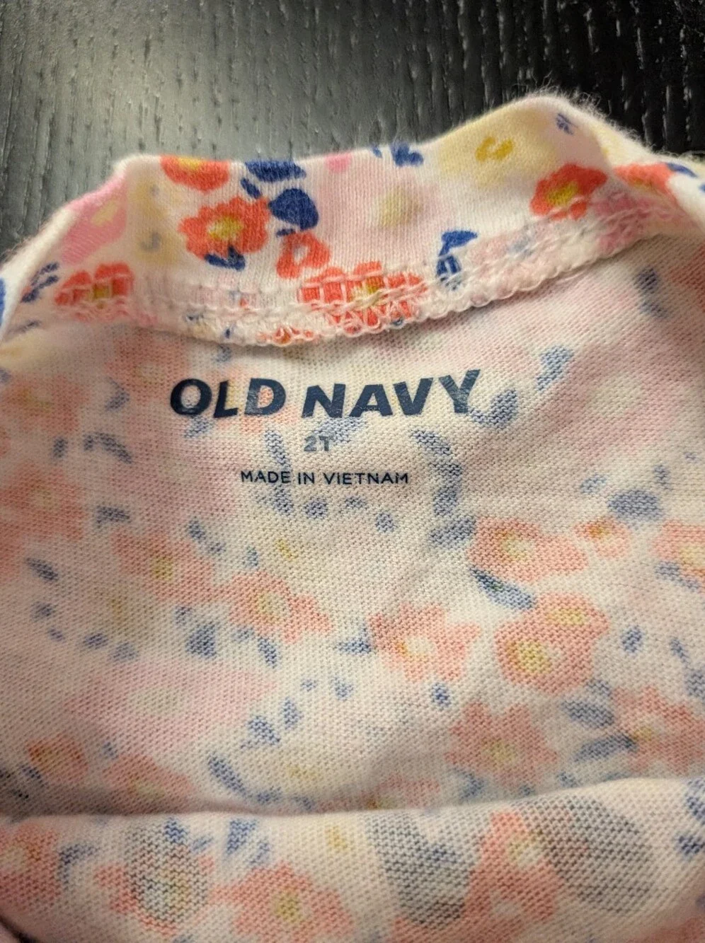 Old Navy Pink Floral Girls' Short Sleeve Tee